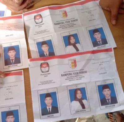 Pemilihan Kepala Kampung Tiuh Tohou Tahun 2023 di DugaTerindikasi Kecurangan