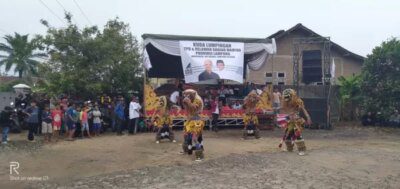 TPD dan Relawan Ganjar-Mahfud Gelar Seni Budaya Kuda Lumpingan di Kecamatan Jati Agung