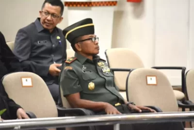 Hadiri Rapat Paripurna DPRD, Danrem 043/Gatam Sampaikan Apresiasi Atas Perubahan Propemperda Provinsi Lampung TA 2024