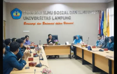 FISIP Unila Melantik Pengurus Ormawa Periode 2024