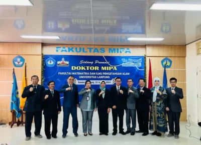 FMIPA Unila Hasilkan Dua Doktor Baru