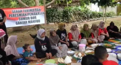 Ganjar Mahfud Terus Bergerak Bantu Masyarakat yang Membutuhkan Air Bersih