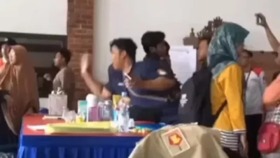 Rapat Pleno di Tajur Halang Bogor Ricuh Sampai Gebrak Meja, KPU Buka Suara