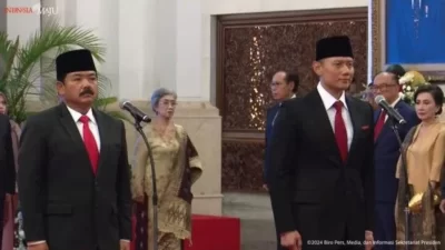 Siang Ini, Jokowi Lantik Hadi Tjahjanto Menko Polhukam dan AHY Menteri ATR/BPN
