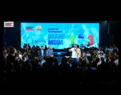 TKN Fanta Prabowo-Gibran Gelar Syukuran, Gandeng Pendukung Anies dan Ganjar