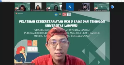 UKM-U Saintek Unila Gelar Pelatihan Kesekretariatan untuk Anggota