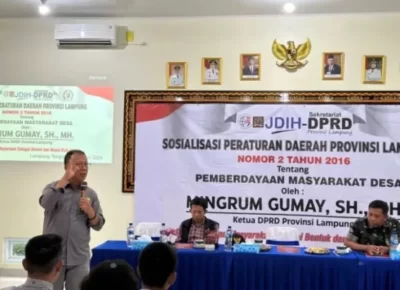 Ketua DPRD Lampung Terima Organisasi Kepemudaan Kecamatan Kalirejo