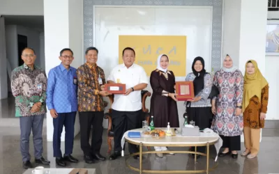 Gubernur Arinal Terima Kunjungan Silaturahmi KPw BI Lampung, Junanto Herdiawan di Mahan Agung