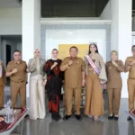 Gubernur Arinal dan Ibu Riana Terima Audiensi Finalis Puteri Indonesia Tahun 2024 Asal Lampung Nabilah Balqis di Mahan Agung
