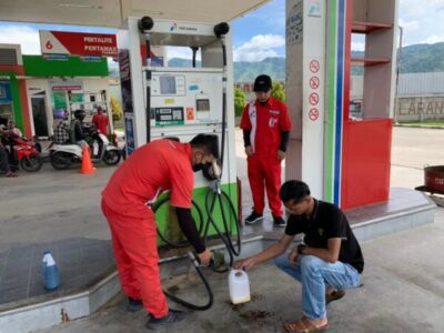 Giliran SPBU Tanah Kampung Disidak Satreskrim Polres Kerinci