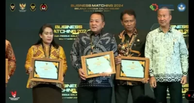 Pemprov Lampung Raih Penghargaan Ajang Business Matching Belanja Produk Dalam Negeri 2024