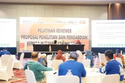 Pelatihan Persepsi Reviewer: Unila Tingkatkan Kualitas Penelitian dan Pengabdian kepada Masyarakat