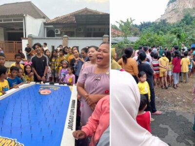 Riuh… Mileanials Gelar Fun Game di Tanjung Raya