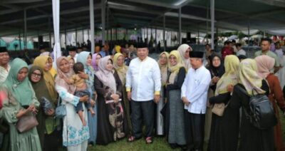 Gubernur Arinal Bersama Ribuan Masyarakat Hadiri Pengajian Akbar di Lapangan Adi Jaya, Terbanggi Besar
