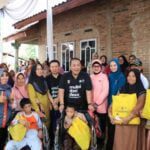 Gubernur Arinal Dialog Interaktif dengan Petani di Desa Klaten, Gading Rejo, Pringsewu, Ibu Riana Beri Bantuan Sembako dan Bedah Rumah