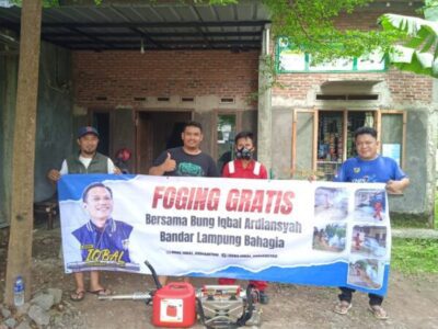 Warga Way Dadi Baru Apresiasi Tim Fogging Bebas DBD dari Bung Iqbal Ardiansyah