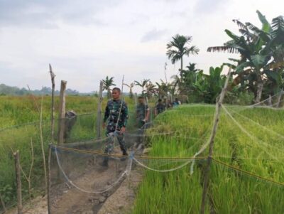 Dandim 0416/Bute Tinjau Lokasi Oplah di Desa Lubuk Benteng
