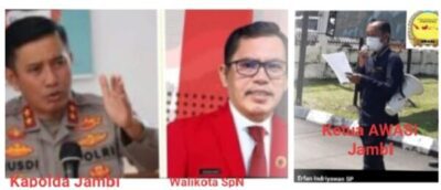 Ketua AWASI Jambi Desak Kapolda Jambi Percepat Proses Hukum Dugaan TPPU Walikota Sungai Penuh.
