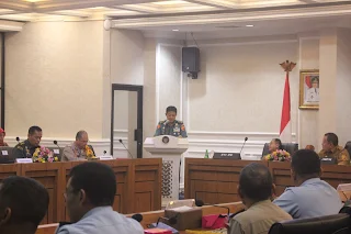Bersama Gubernur, Forkopimda dan Kasrem 043/Gatam, Ketua DPRD Lampung Sambut Rombongan PPRA LXVI Tahun 2024 Lemhanas RI
