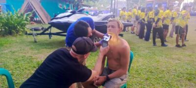 23 ATLIT LUKA PADA SAAT WSL KRUI PRO 2024 DITANGANI CEPAT OLEH BIDOKES POLDA LAMPUNG