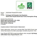 Mendapat Dukungan Sejumlah Tokoh Partai, Iqbal Ardiansyah Mengikuti Fit and Proper Test