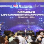 Sekdaprov Fahrizal Buka Kegiatan Diseminasi Laporan Perekonomian Provinsi Lampung Triwulan I Tahun 2024