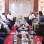 Rektor Sambut Dua Mahasiswa Asing Unila