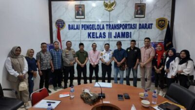 Bertemu Dengan Kepala BPTD, AWaSI Jambi Ungkap Persoalan Angkutan Batubara Jalur Sungai