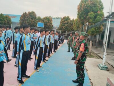 Koramil 415-13/Sebapo Isi Giat MPLS dengan Materi Bela Negara