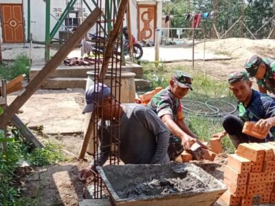 Babinsa Kelurahan Tanjung Pasir Berpartisipasi dalam Giat Gotong Royong