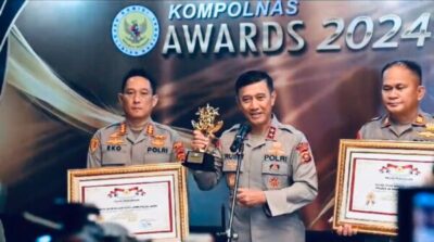 Polresta Jambi Turut Terima Penghargaan Juara II Polres Terbaik Kelompok B Kompolnas Awards 2024