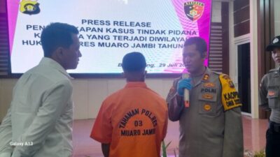 Buka Lahan dengan Membakar, Satreskrim Polres Muaro Jambi Amankan Satu Pelaku