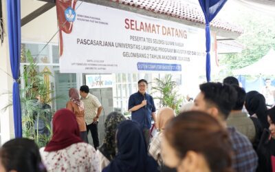 493 Calon Mahasiswa Pascasarjana Unila Ikuti Seleksi Ujian Masuk Gelombang II