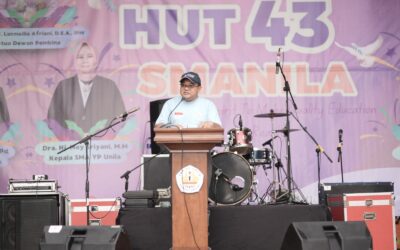 Wakil Rektor Unila Hadiri HUT ke-43 SMA YP Unila