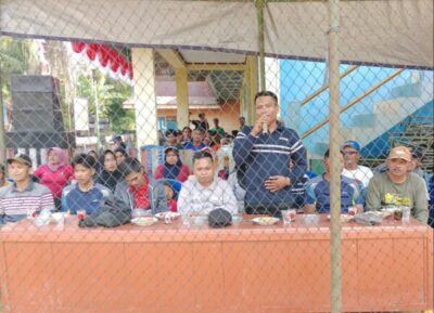 Ketua Forum Kades Aniswen Membuka Turnamen Olah Raga Hari Kemerdekaan RI Ke 79 Marga Batin Pengambang