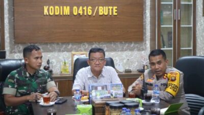 Dandim 0416/Bute Pimpin Rapat Persiapan Kunjungan Istri Presiden RI ke – 4