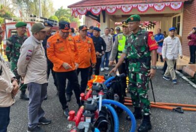 Dandim 0420/Sarko Hadiri Apel Siaga Dan Gelar Peralatan Dalam Rangka Kesiapan Menghadapi Karhutla