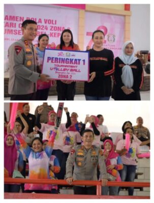 Diikuti Polda Sumsel, Riau, dan Babel, Kapolda Jambi Tutup Turnamen Volly Bhayangkari CUP Zona 2