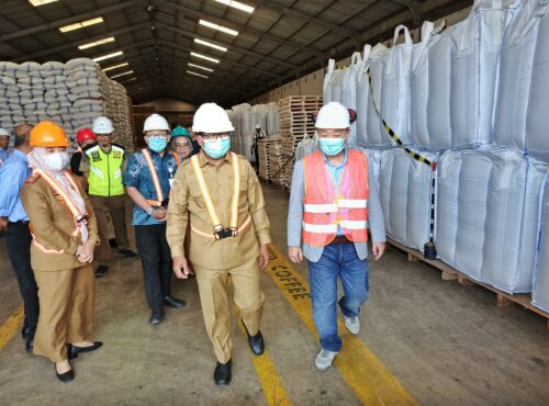 Pj Gubernur Samsudin Kunjungan Kerja ke PT. Sucden Coffee Indonesia