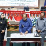 Penjabat Gubernur Lampung Teken Nota Kesepakatan Perubahan Kebijakan Umum Anggaran dan PPAS Tahun 2024