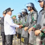 Pj. Gubernur Lampung Pimpin Apel Gelar Pasukan Operasi Mantap Praja Krakatau 2024, Pengamanan Pilkada Serentak di Provinsi Lampung