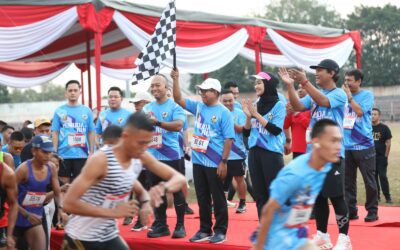 Pj. Gubernur Samsudin Lepas 1.700 Peserta Pemuda Run dalam Rangka HUT RI Ke-79 dan HUT KNPI Ke-51