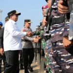 Pj. Gubernur Samsudin Pimpin Apel Gelar Pasukan Operasi Mantap Praja Krakatau 2024