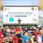 Upaya Lestarikan Budaya Lampung, Pj. Gubernur Lampung Buka Festival Nyeruit Lampung