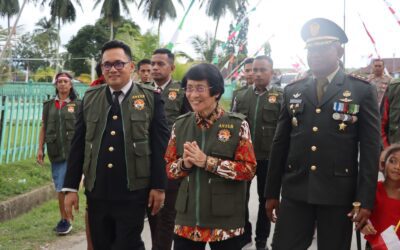 AKBP Dennie Dampingi Ketua LPAI Kunjungi Kampung Pancasila di SBB