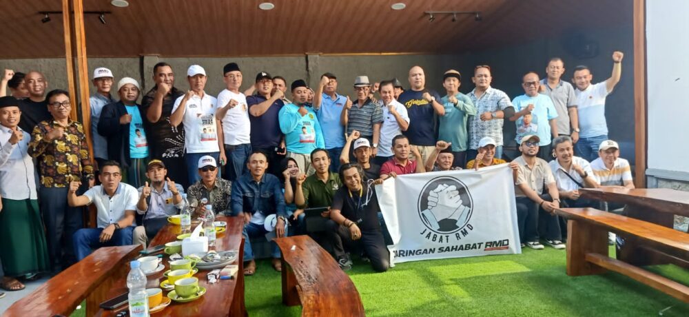 Gelar Silaturahmi, Relawan Jabat RMD Ajak Anggotanya Solid Menangkan RMD-Jihan