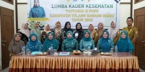 Seleksi Kader Terbaik, Hanita Farial Firsada Buka Lomba Kader Kesehatan Posyandu Dan PHBS Tubaba