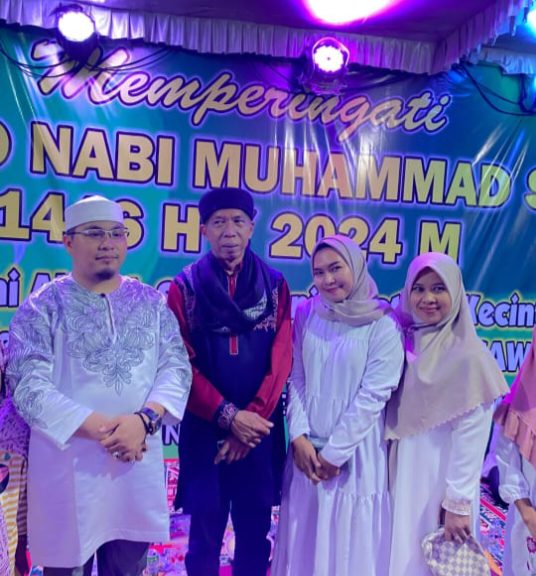 H. Kiwil Meriahkan Hari Maulid Nabi SAW 1443 H / 2024 M di Kelurahan Keteguhan