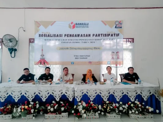 Panwaslu di Bandar Lampung Gelar Sosialisasi Pengawasan Pemilu 2024