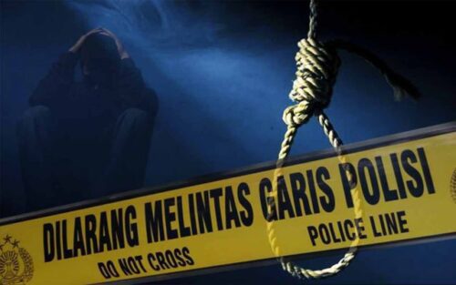 Seorang Pria Asal Lampung Tengah Ditemukan Tewas Gantung Diri di Bandar Lampung